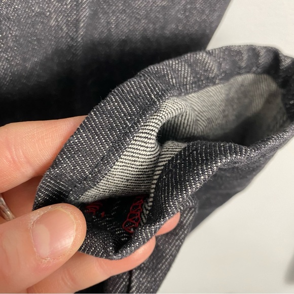 NWT Vintage 90s Levis Deadstock Super Slim 531 High Rise Stonewash Black 23 - Picture 14 of 16